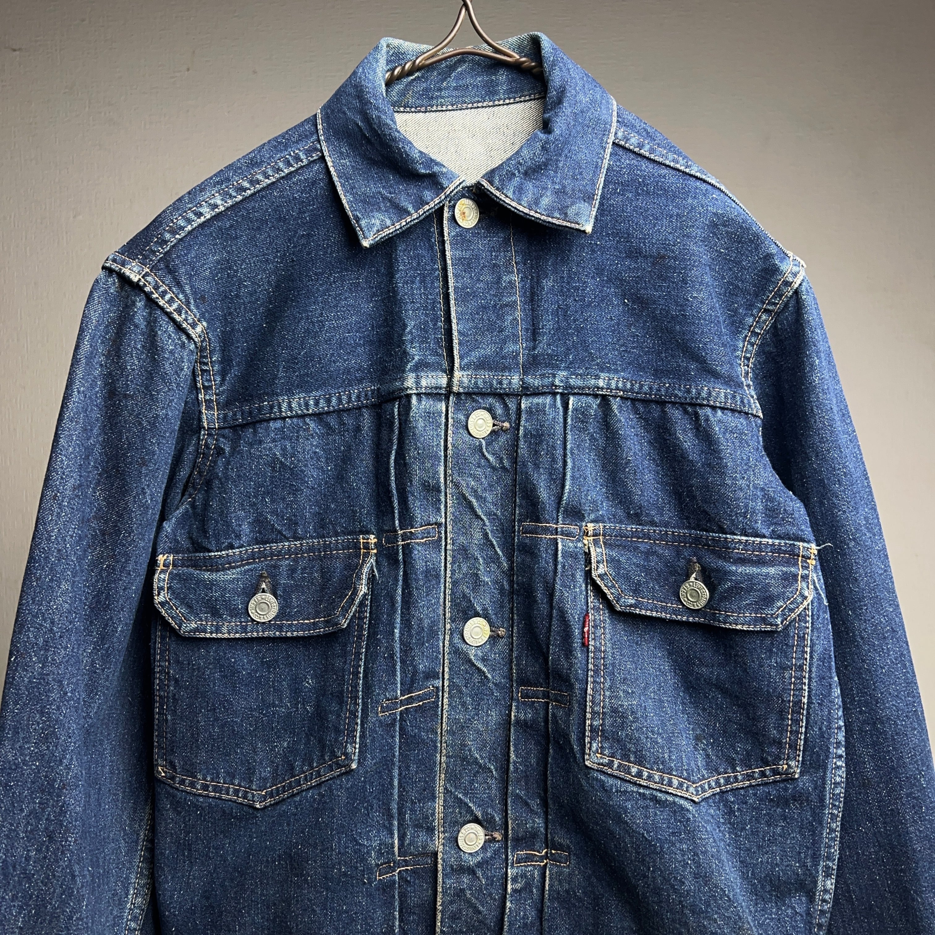 95年製 LEVI'S 507XX セカンド 2nd デニムベスト 日本製 S Levi's Vintage Clothing◇507XX/2nd/復刻/日本製/38/デニム/IDG/70507