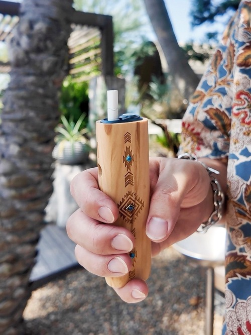 iQOS ILUMA one,ILUMA i one wood case(native american)