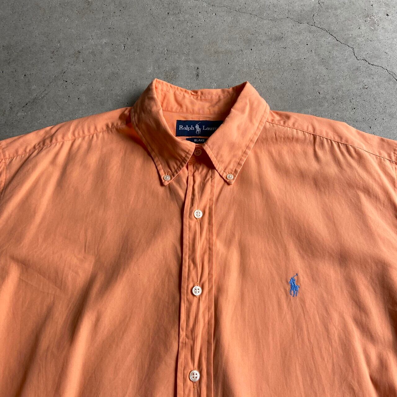 Ralph Lauren ラルフローレン BLAKE コットン ボタンダウン 半袖シャツ