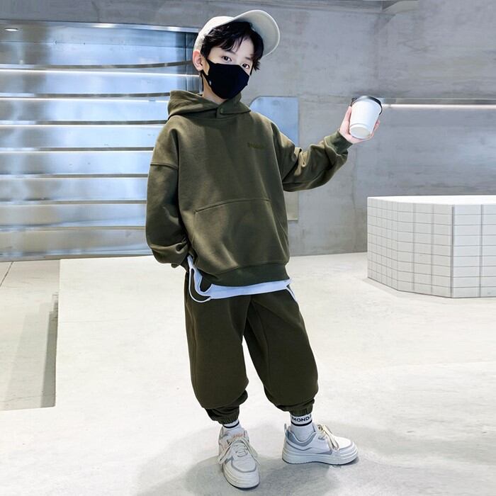 韓国子供服 男の子 セットアップ 運動 キッズ セットアップ 男の子