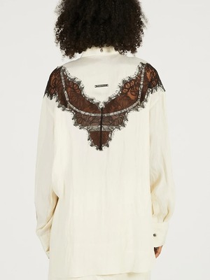 【26SS】PRANK PROJECT プランクプロジェクト / Lace Combination Shirts / シャツ