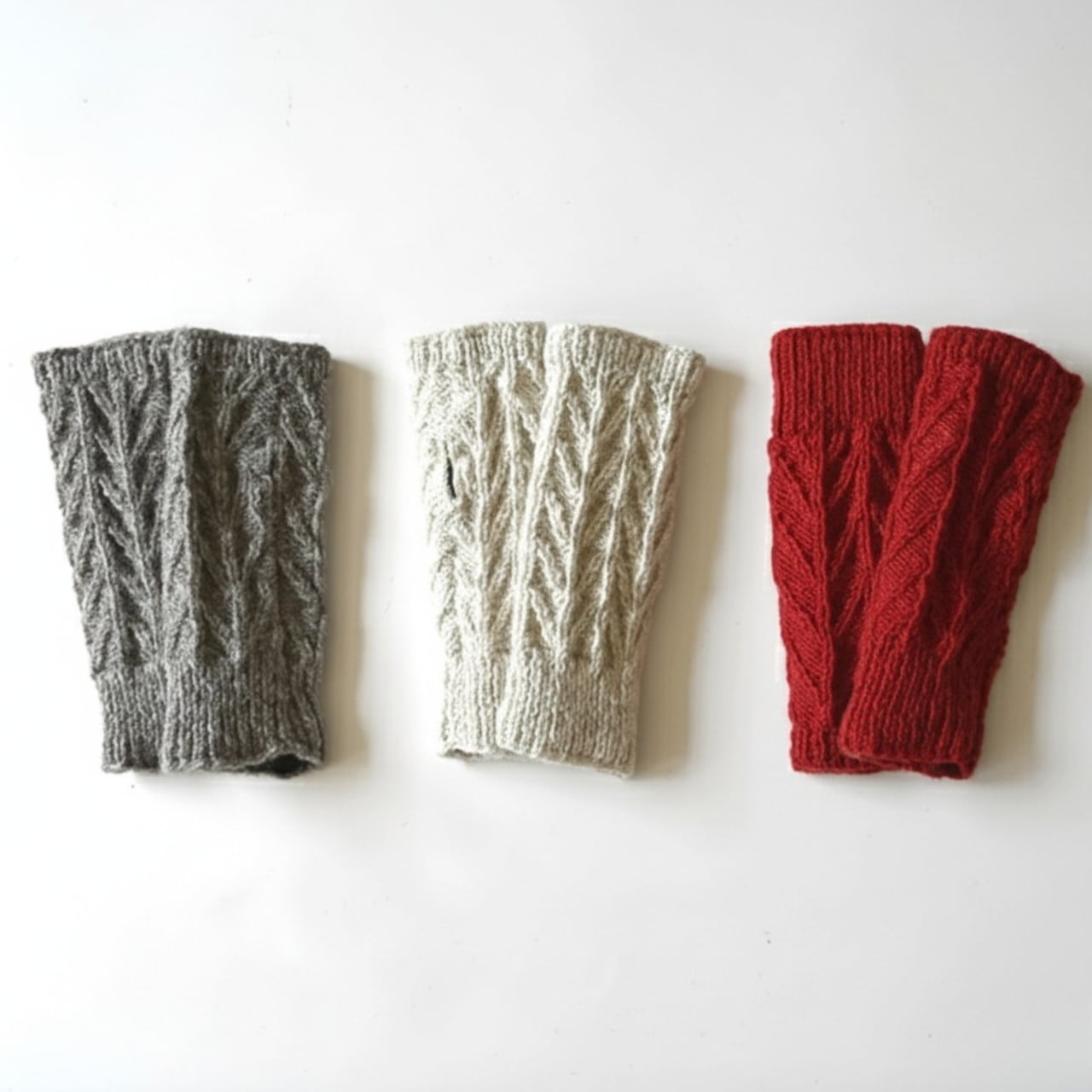 【sisam】コモレビアームウォーマー|ノンミュールシングウール × コットン