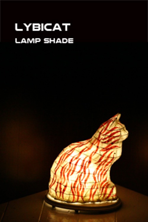 LYBICATランプ　「赤猫」（受注製作）