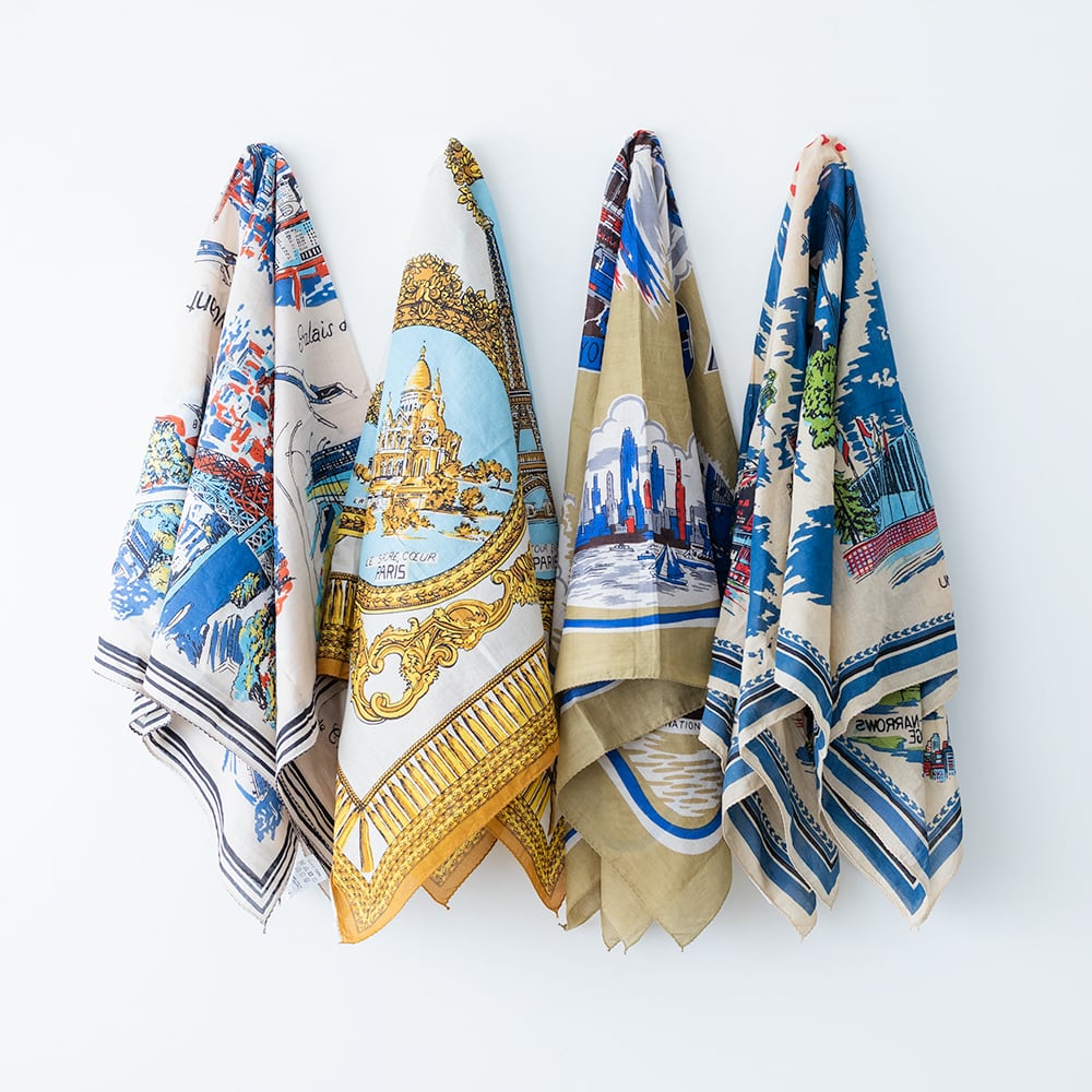 Bindu マッププリントスカーフ