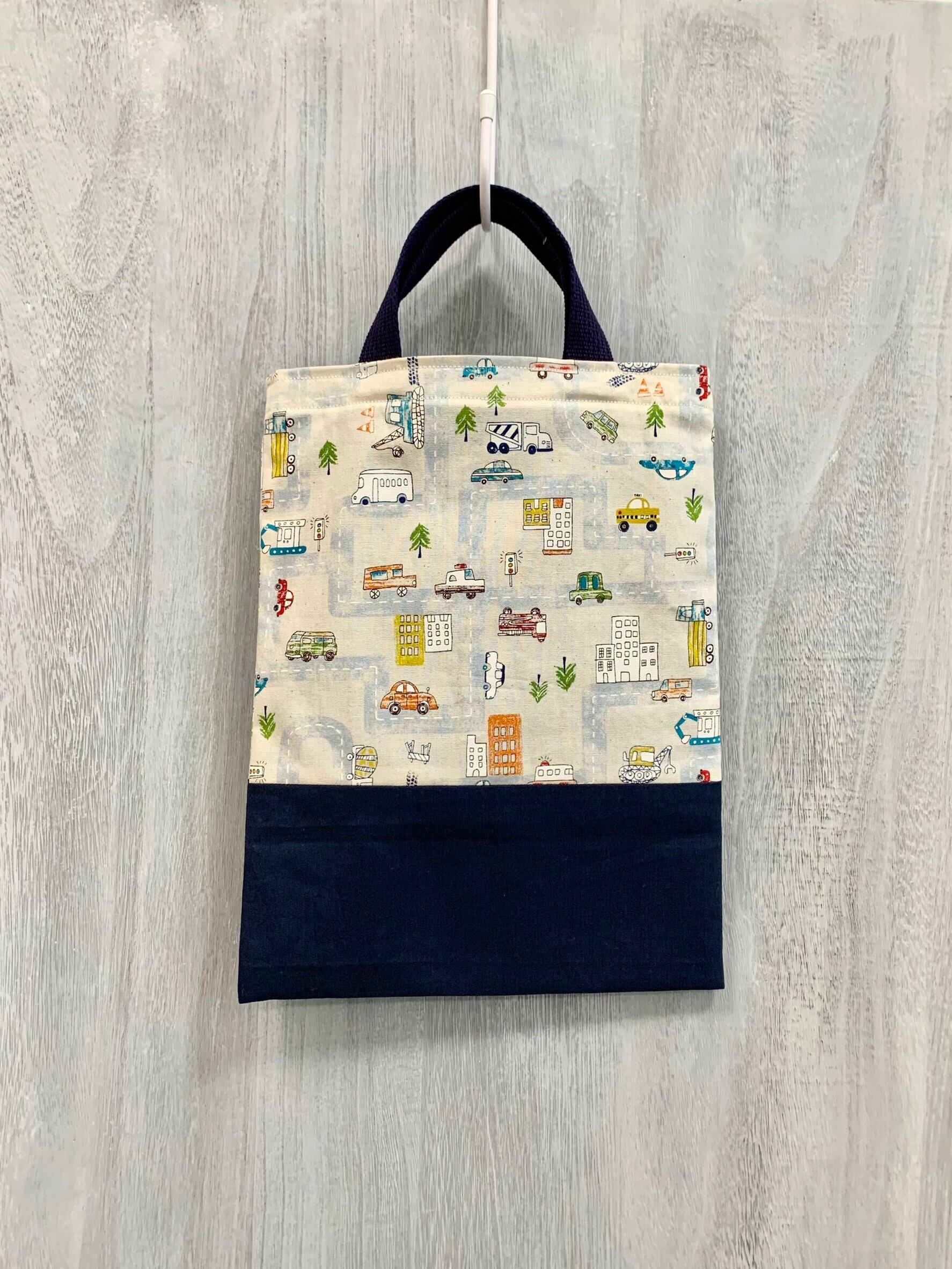 上履き入れ 地図柄