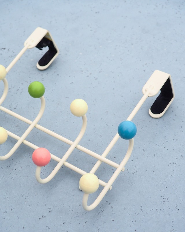 colorful wall hooks