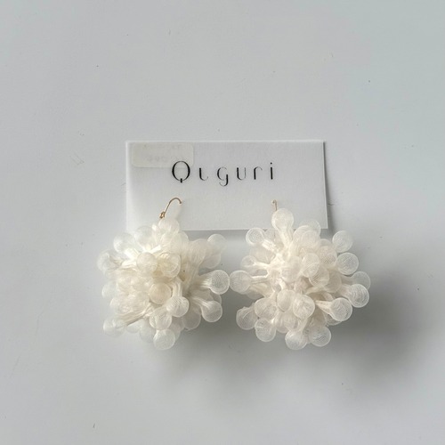 寺村サチコ「Quguri」ゆき玉　ピアス　
