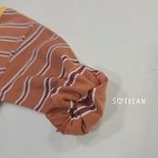 韓国子供服 / 26Autumn / soybean / ボーダー バター Tシャツ / キッズ服 / ジュニア服 / 秋服 *XS~JM*