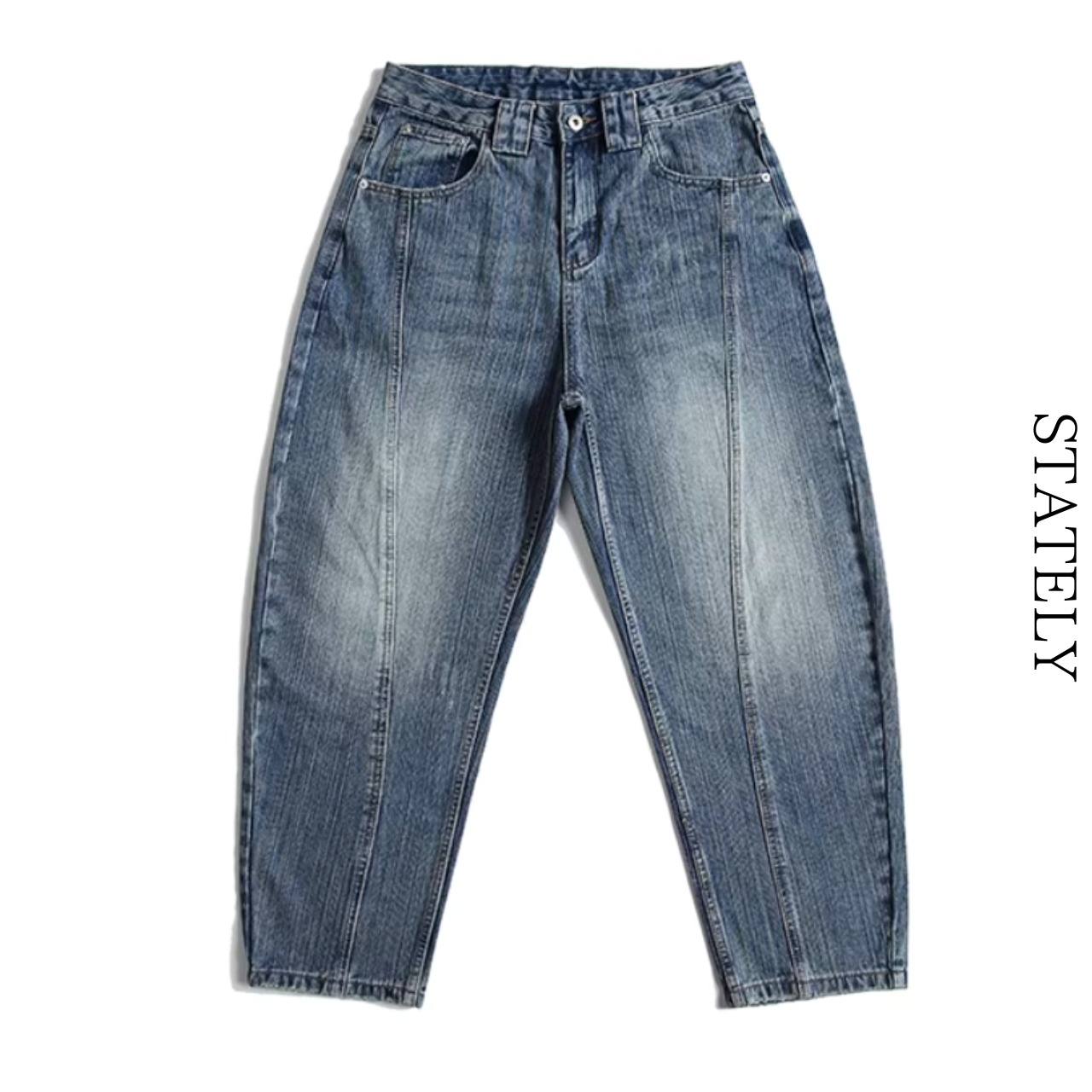 Vintage Fade デニムジョガー Pants_B93・画像2