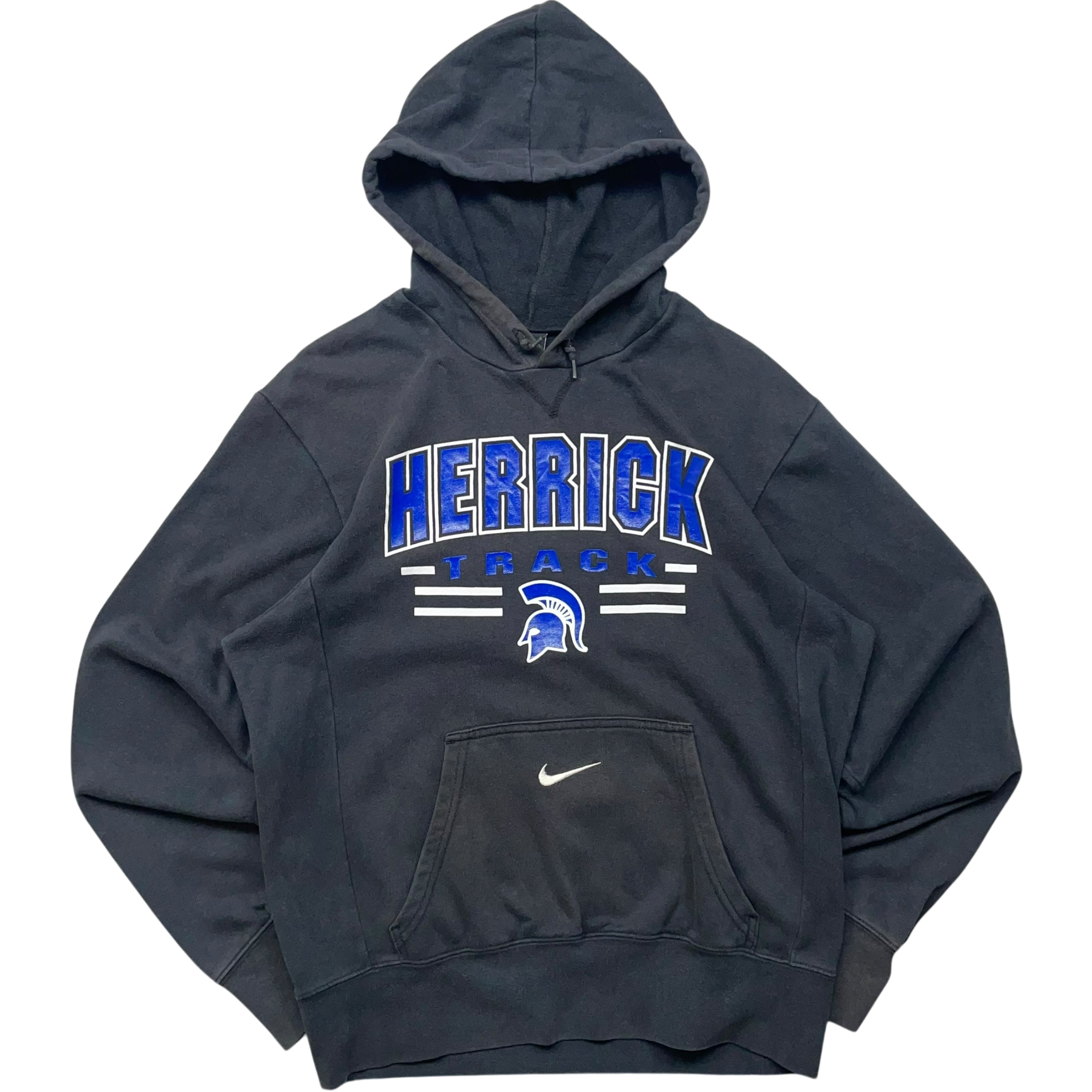 《S》NIKE ナイキ HERRICK TRACK プリント パーカー ブラック no.4868
