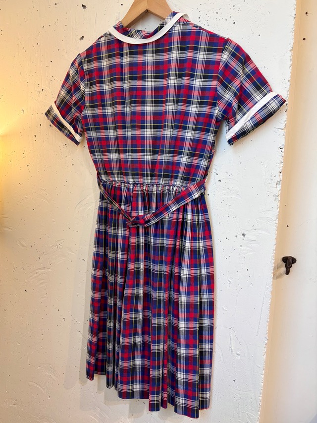 50's girls size check dress