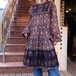 Vintage indian cotton dress／ヴィンテージ インド綿 ドレス