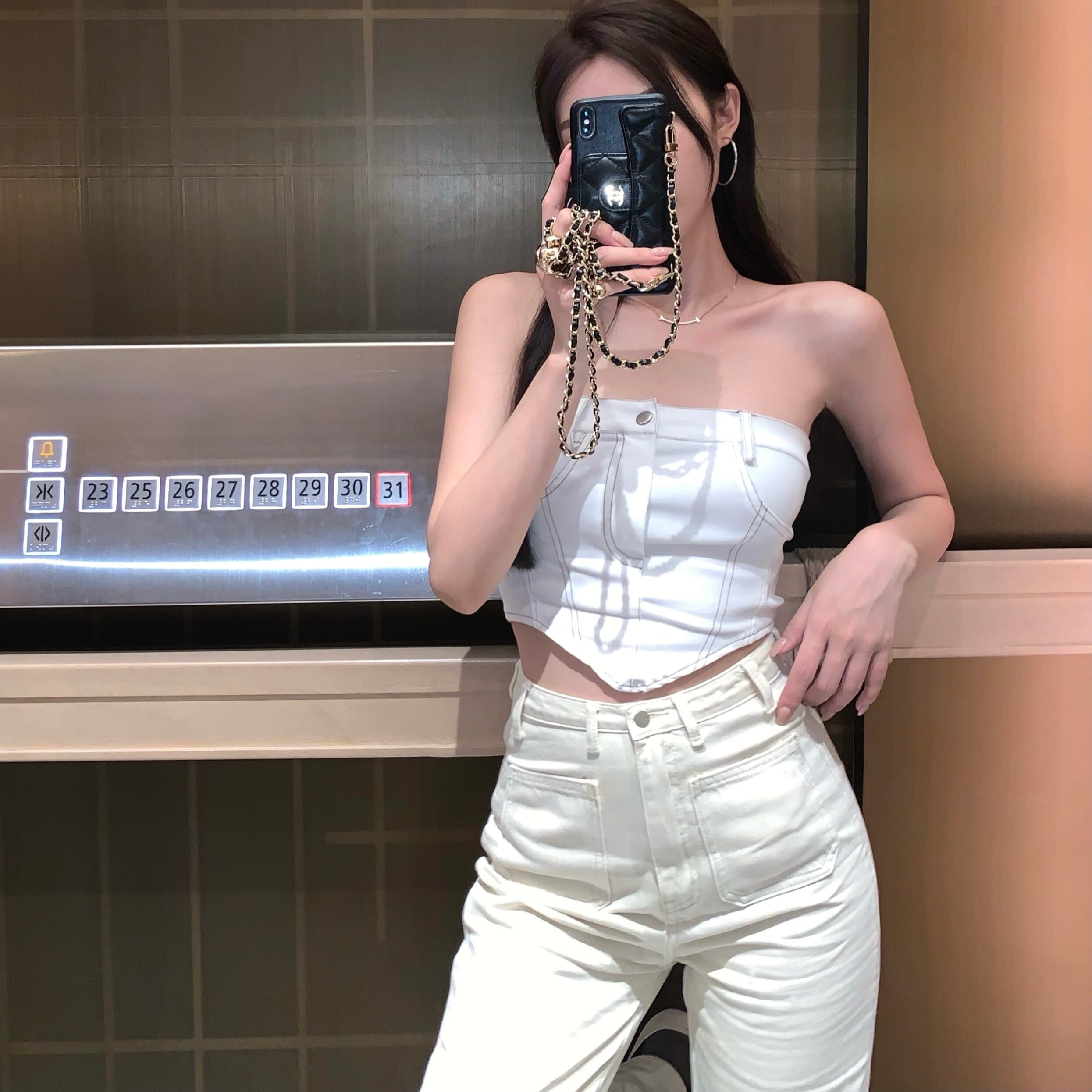 スタイルバックジッパートップス サマー 夏物 ドラファッションホール34884139338