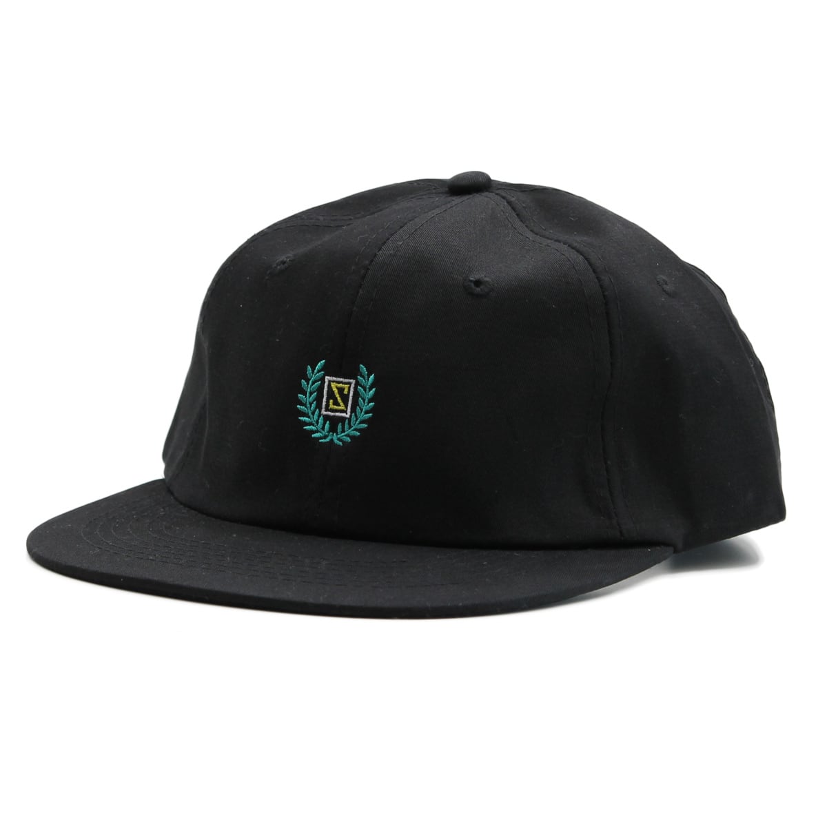 LAUREL STRAPBACK CAP #BLACK