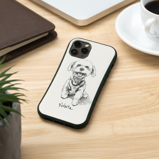 [うちの子グッズ] iPhoneグリップケース