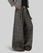Check Wide Slacks（80％）