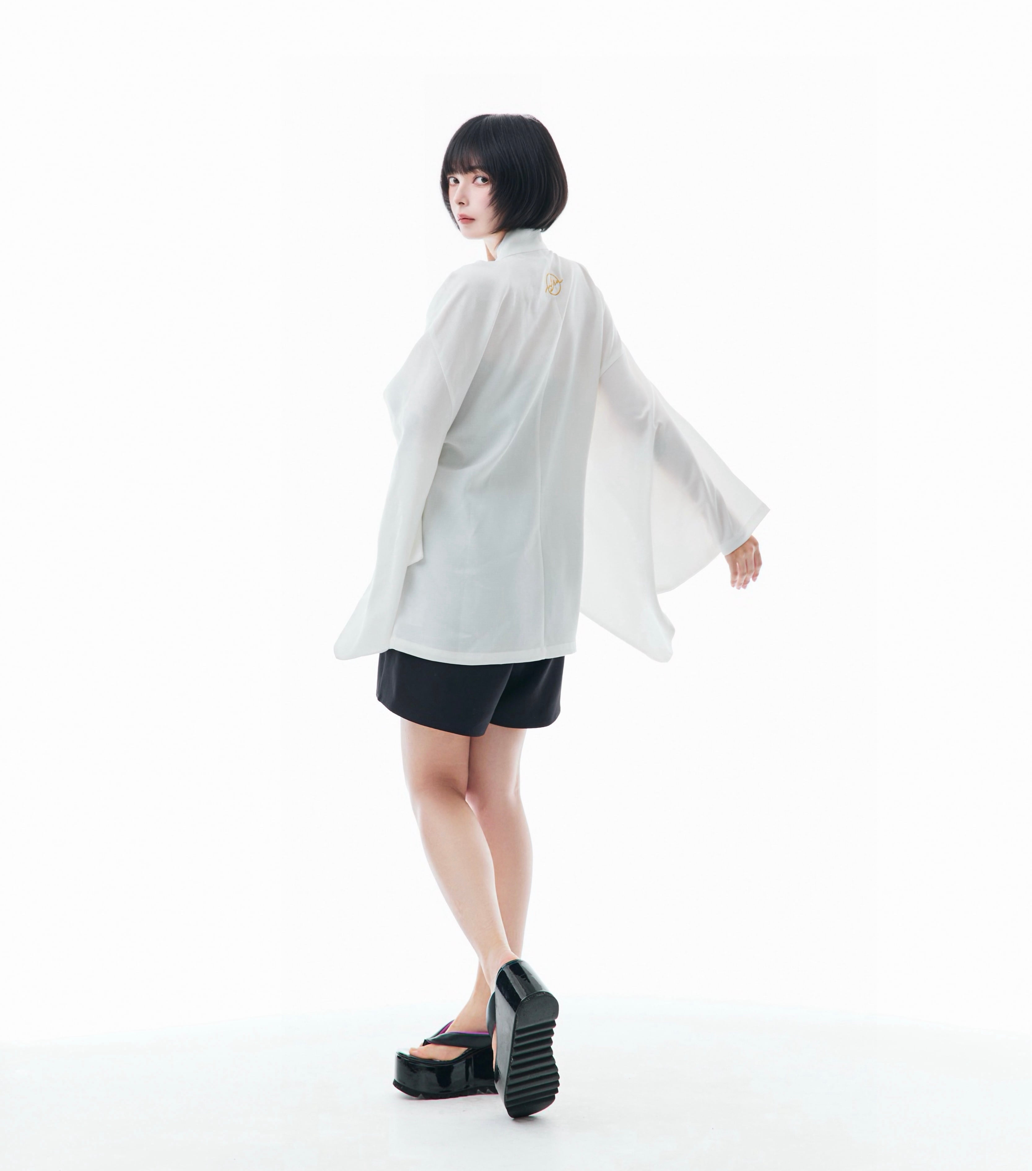 夏の着物シャツ ホワイト | MISAMARU