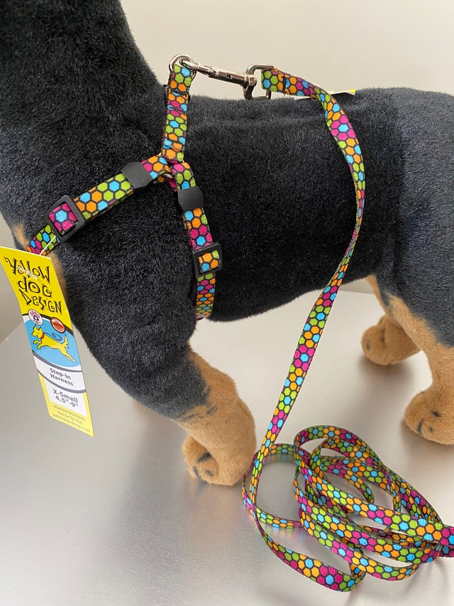 ハニカム  ステップインハーネス＋リードセット XSサイズ - Yellow Dog Design