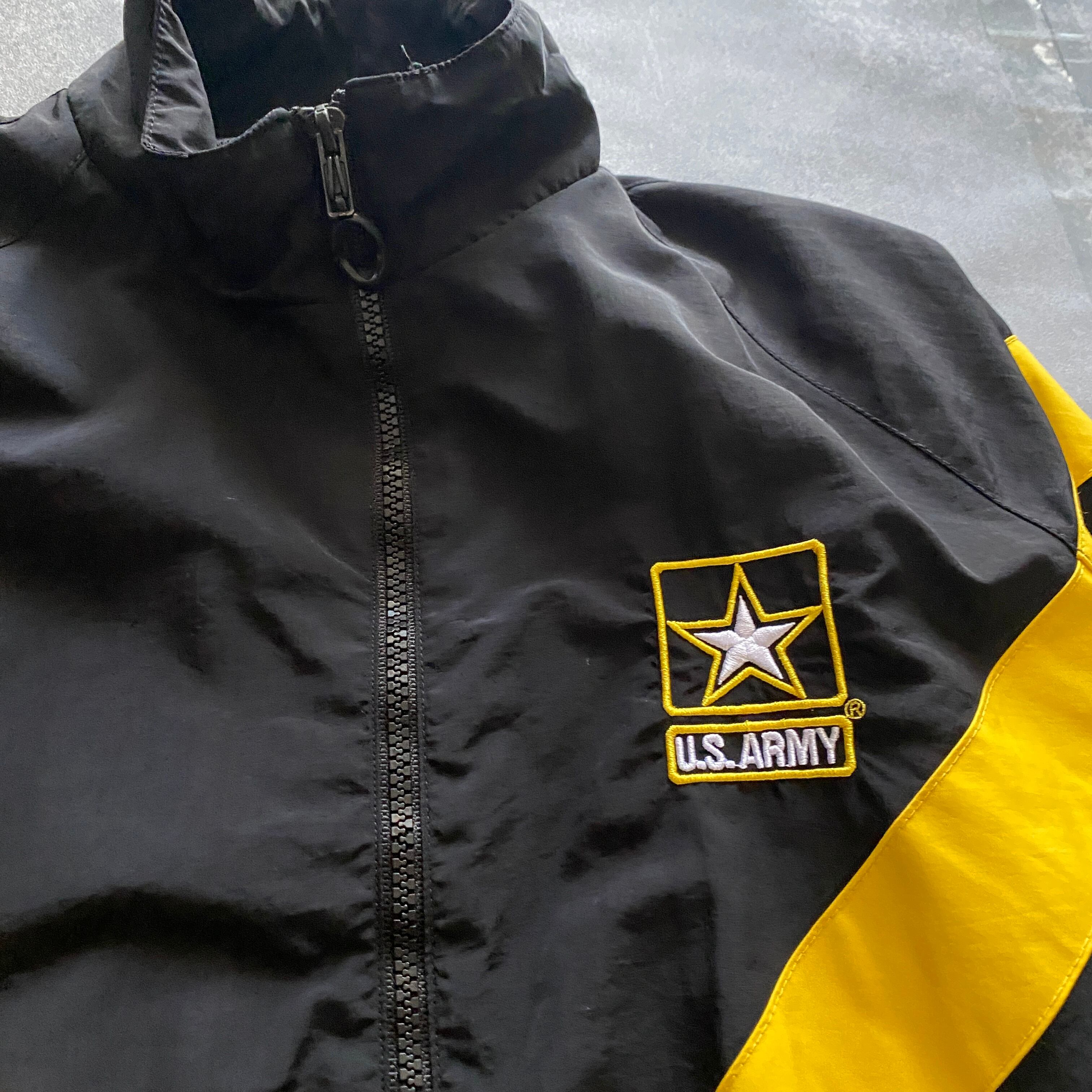 US.ARMY　刺繍ワンポイントロゴ ナイロン　トレーニングジャケット
