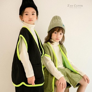 «sold out»«ジュニア・ママサイズ»«Z’an Clover» quilting vest キルティングベスト
