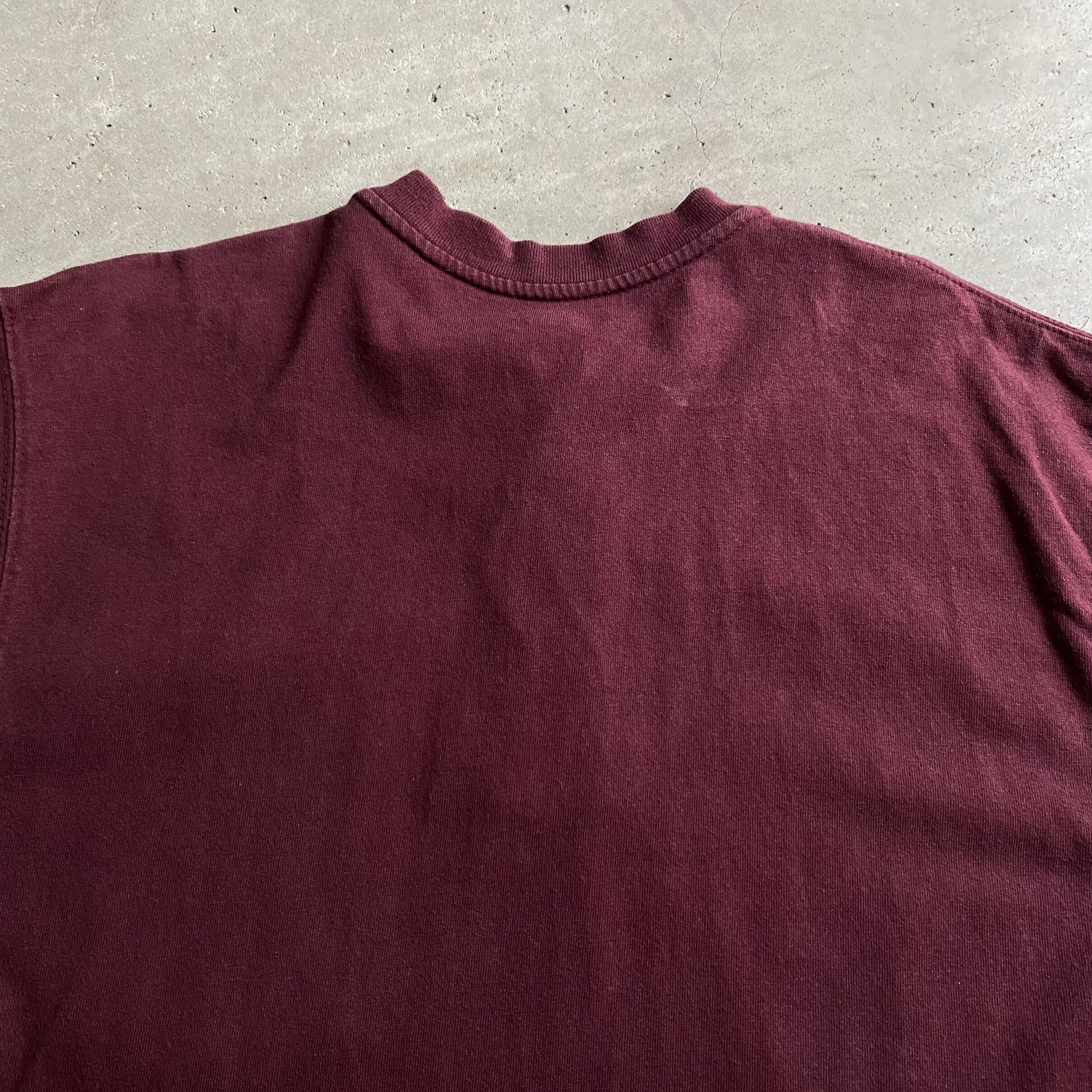 【希少】 カーハート 無地 ポケットTシャツ ワンポイント 紫