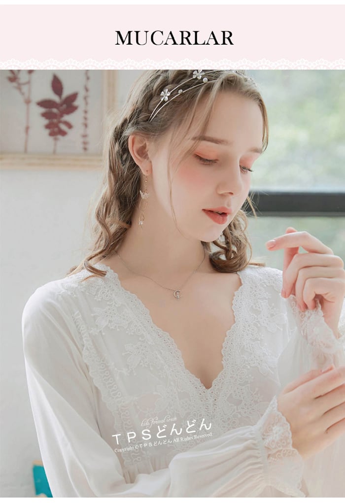 ネグリジェ パジャマ レディース パジャマ 大きいサイズ ワンピース