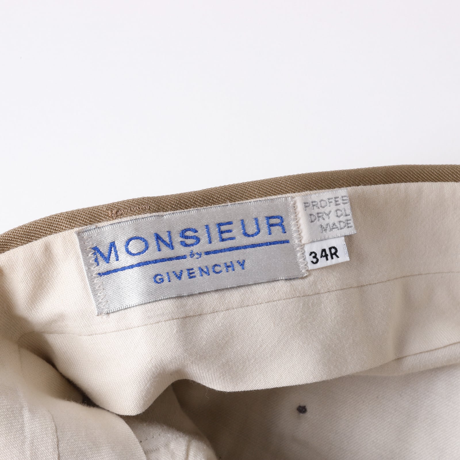 極美品】80s GIVENCHY special vintage wool slacks pants W34 beige