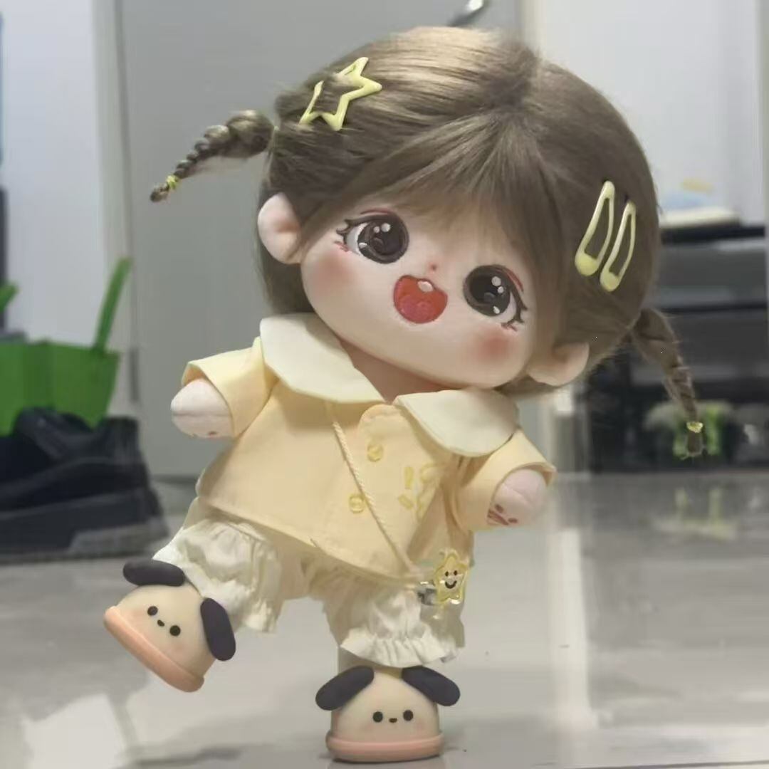 20cmぬいぐるみ用 カジュアル トップス＋パンツ＋チャーム＋靴 わん
