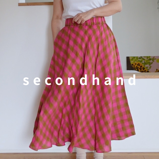 【USED】Rhubarb Toffee サーキュラースカート