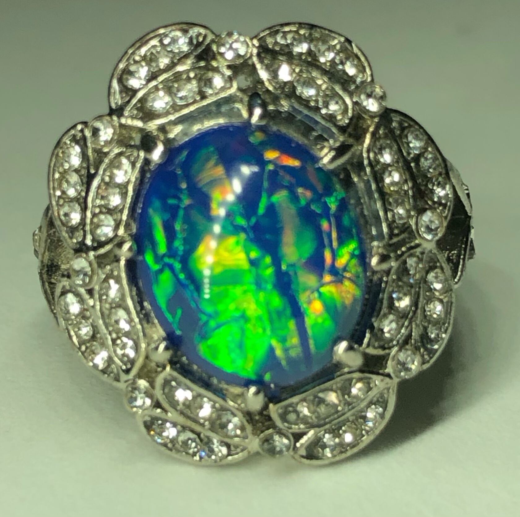 モアサナイト 指輪 4ct 10mm 合計5.4ct エタニティ 14号 楽天市場