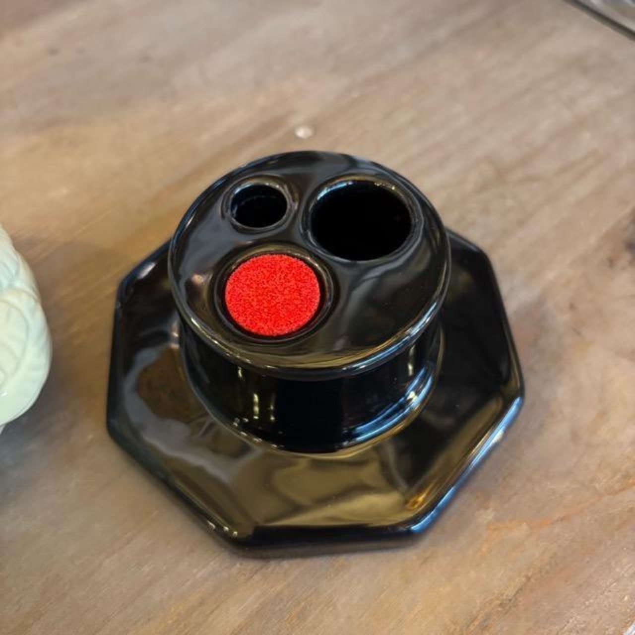 China Owl Seal Holder Object 中国 フクロウ印鑑入れ 置物 インテリア雑貨 ギフト 飾り