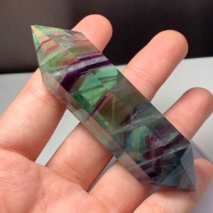 8.超透明！美グラデーション♪ダブルターミネーテッドフローライトポイント