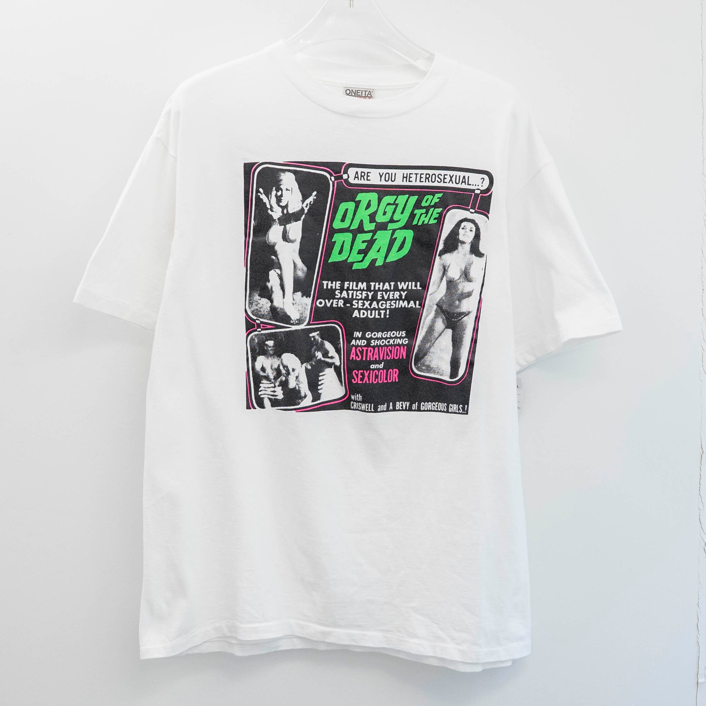 Orgy Of The Dead " Poster Design " Oneita XL 【A4-433】
