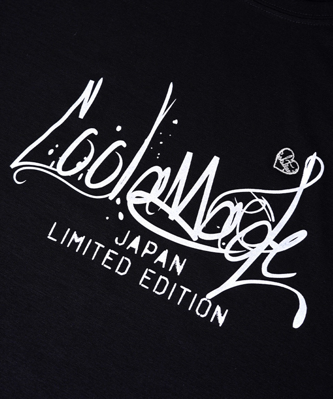 COOLAグラフィティプリントクロップドTシャツ&パンツ (BLACK)　CQ-48144