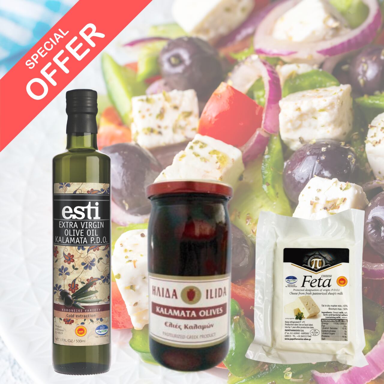 ★Experience the Flavors of Greece★ Greek Salad Set – Special Price