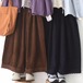 3色/裾レースコーデュロイワイドパンツ ・12473