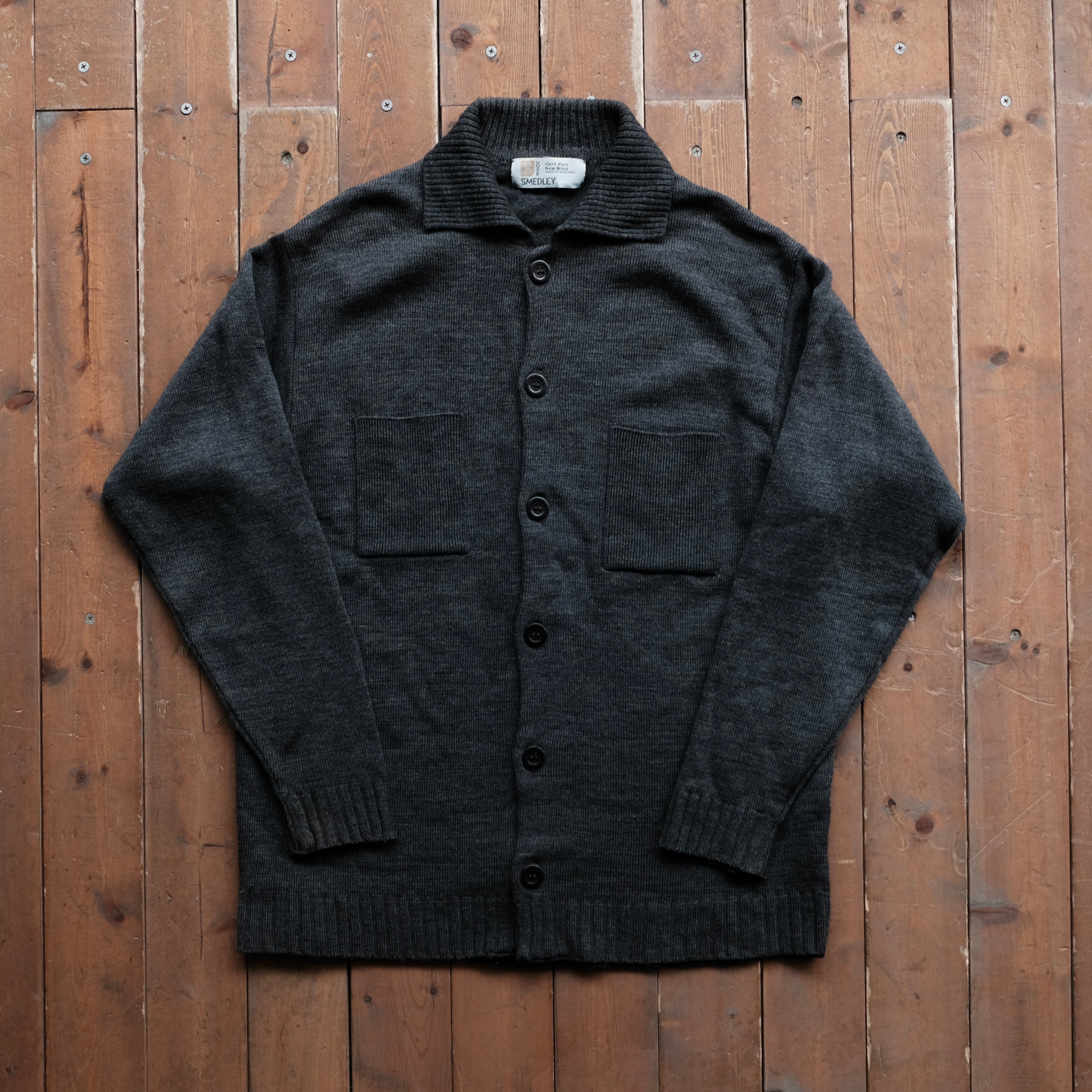JOHN SMEDLEY カーディガン サイズM ブラック JOHN SMEDLEY ジョンスメドレー カーディガン(BERNARD) - SE7EN