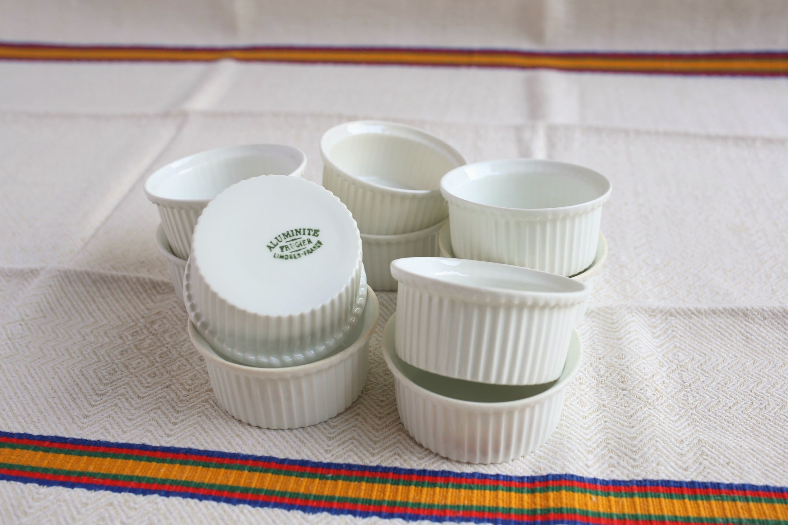 フランス アンティーク リモージュ 『ALUMINITE』 ココット皿 小 N-01035b