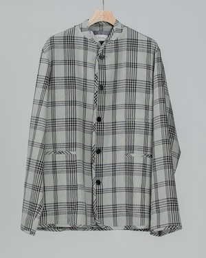 No collar Jacket - Gray