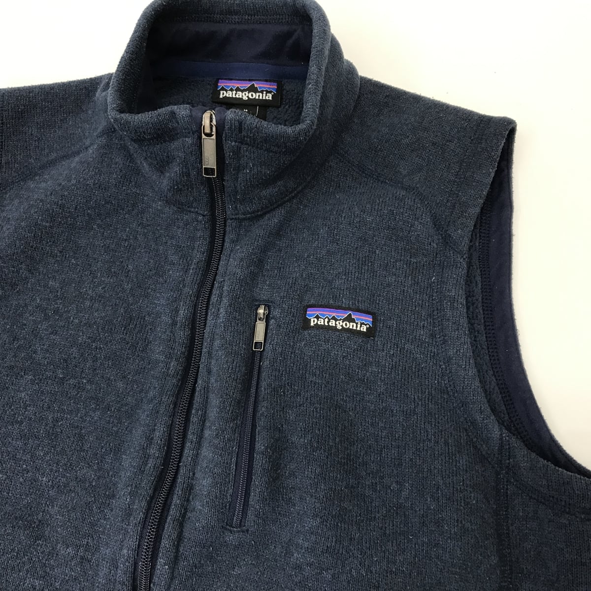 パタゴニア USA製 ノースリーブ スウェット XL オレンジ×ブラック patagonia メンズ   【230701】