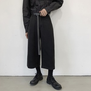 Cropped Semi-wide Pants【TR3292】