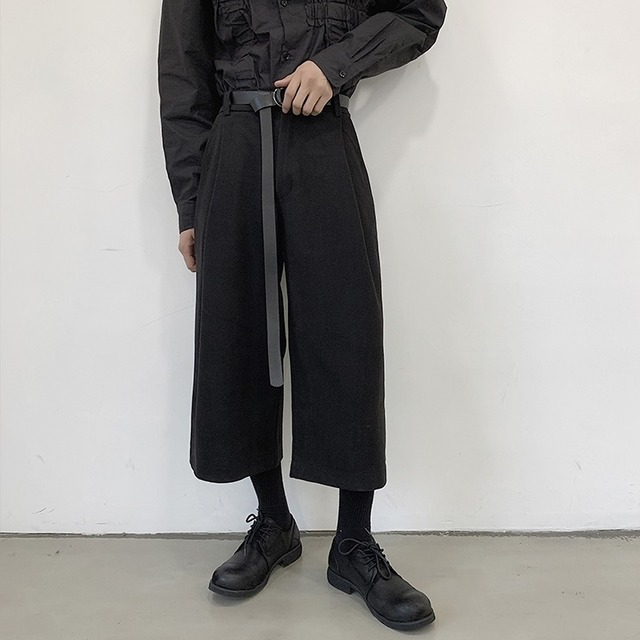 Cropped Semi-wide Pants【TR3292】