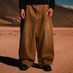 METAL LOGO WASHED BAGGY DENIM