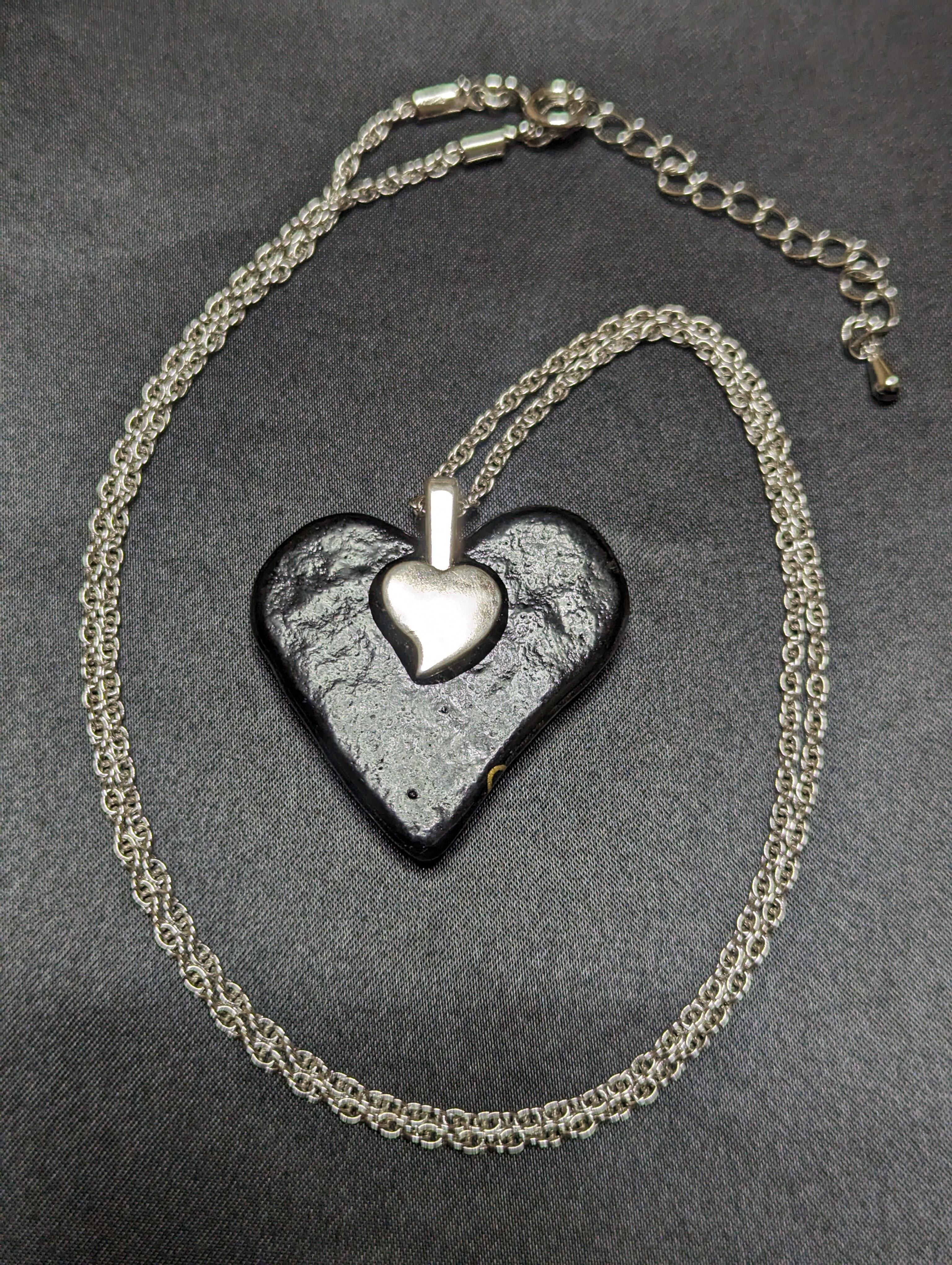 ティファニー 希少 ツイスト ロープ ハート ネックレス シルバー NO7fe