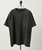 MMMM Lightweight Knit Denim Pocket Tee (GRY) 14131M26