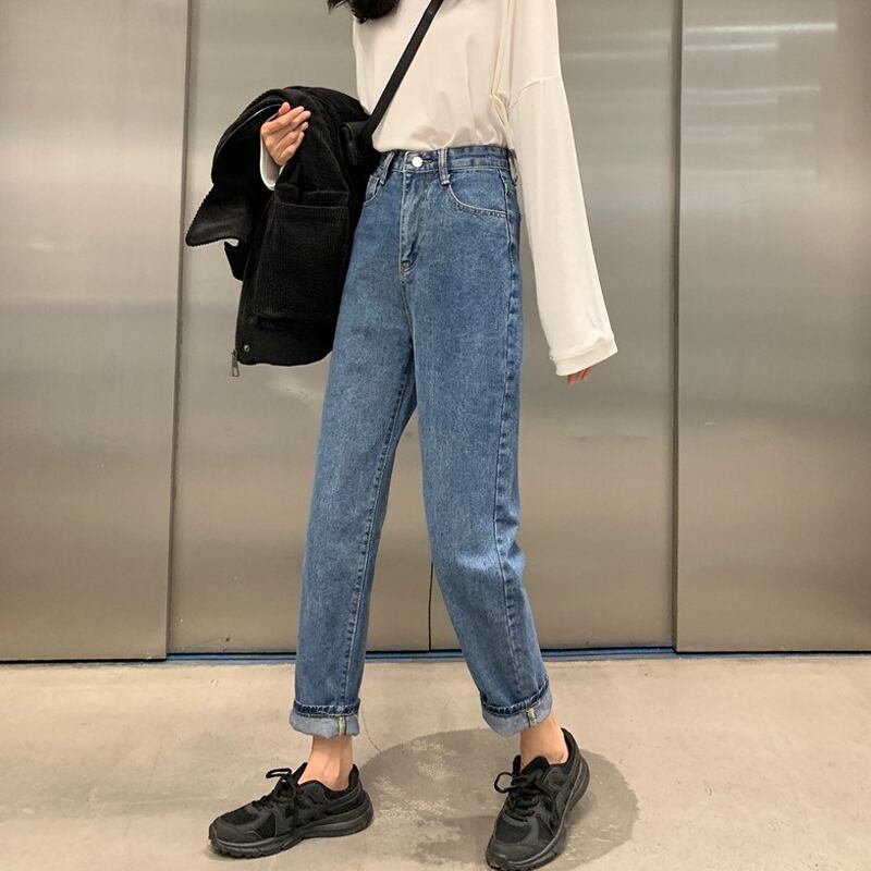 ジーンズ スプリングオータムスタイルパンツ ルーズ薄手 春物 秋物 試着室11321087479