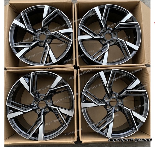 2005-2015 アウディ Q7 21インチ ホイール 21x10 オフセット 45 4 個セット -BRN-12199★