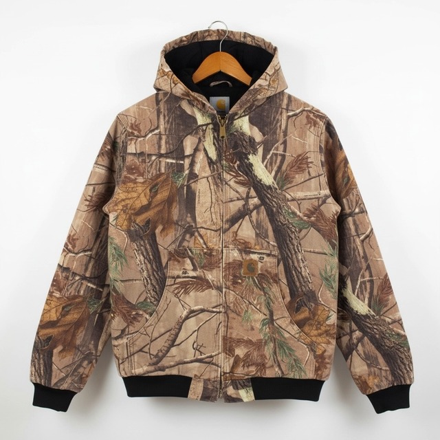 ［kids  XL］carhartt“アクティブジャケット“リアルツリー パーカー カーハート