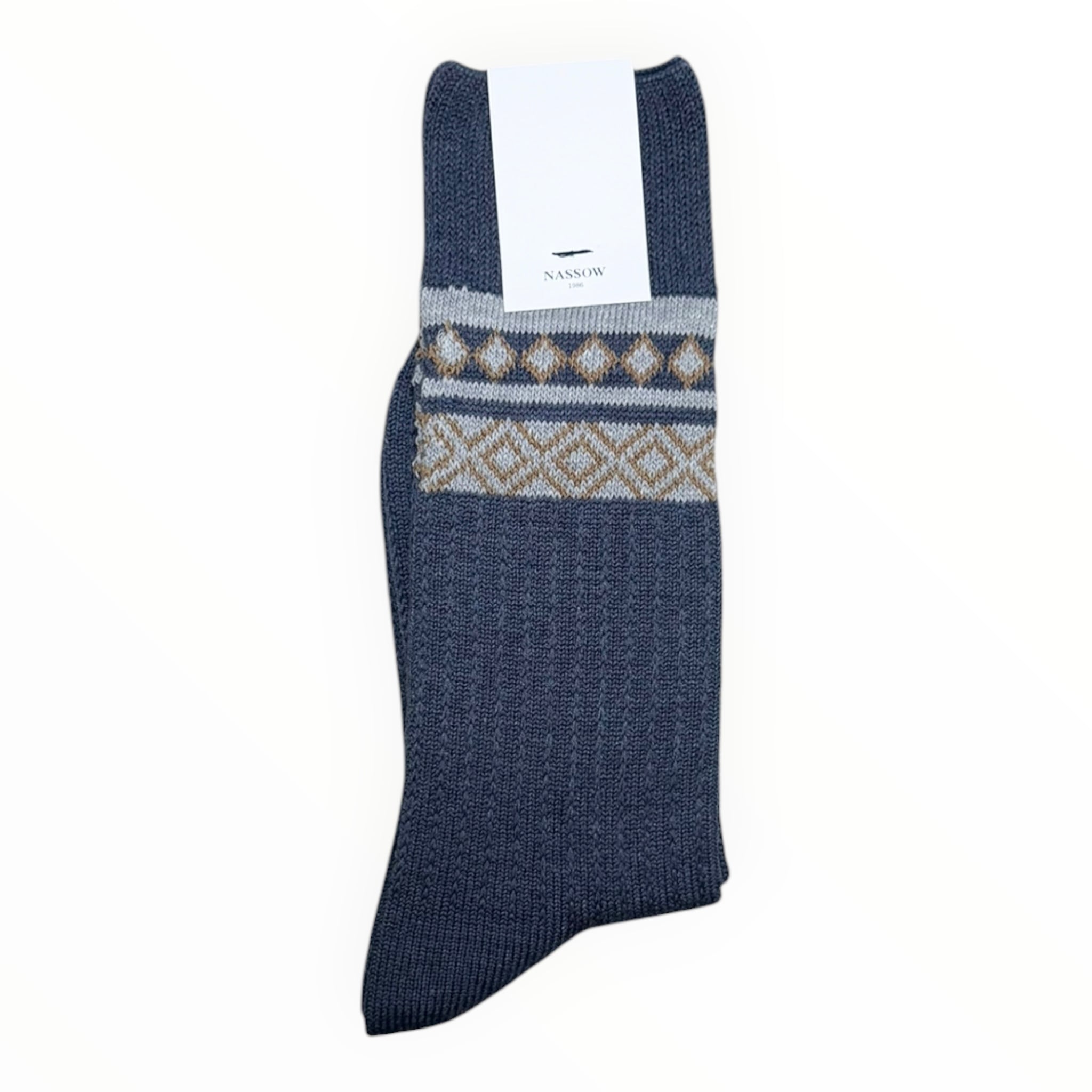 NASSOW(ナッソー) INTARSIA FAIRISLE SOCKS/1262101/60