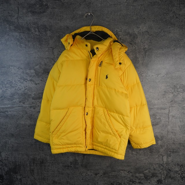 Ralph Lauren ラルフローレン ダウンジャケット キッズ130サイズ 黄色 